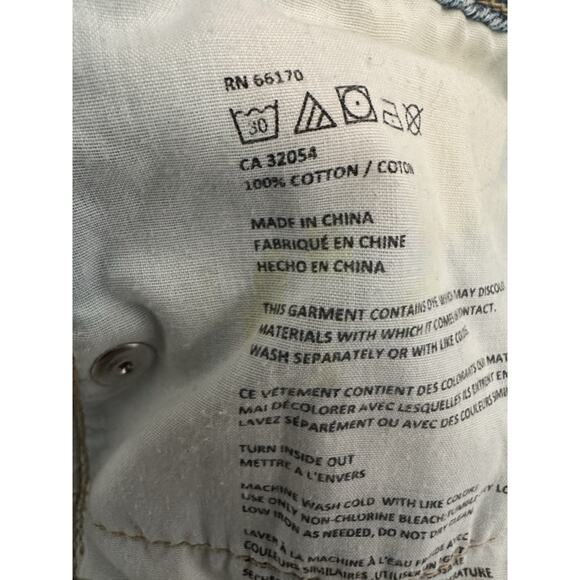 BDG Urban Outfitters High Rise Distress Dree Cheeky Shorts Size 25W Blue Jean - Picture 8 of 9